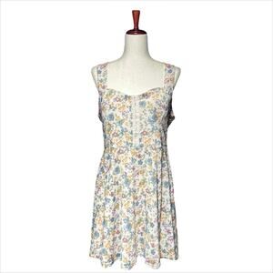 STITCH & PINE Floral Corset Sleeveless Dress Size XL